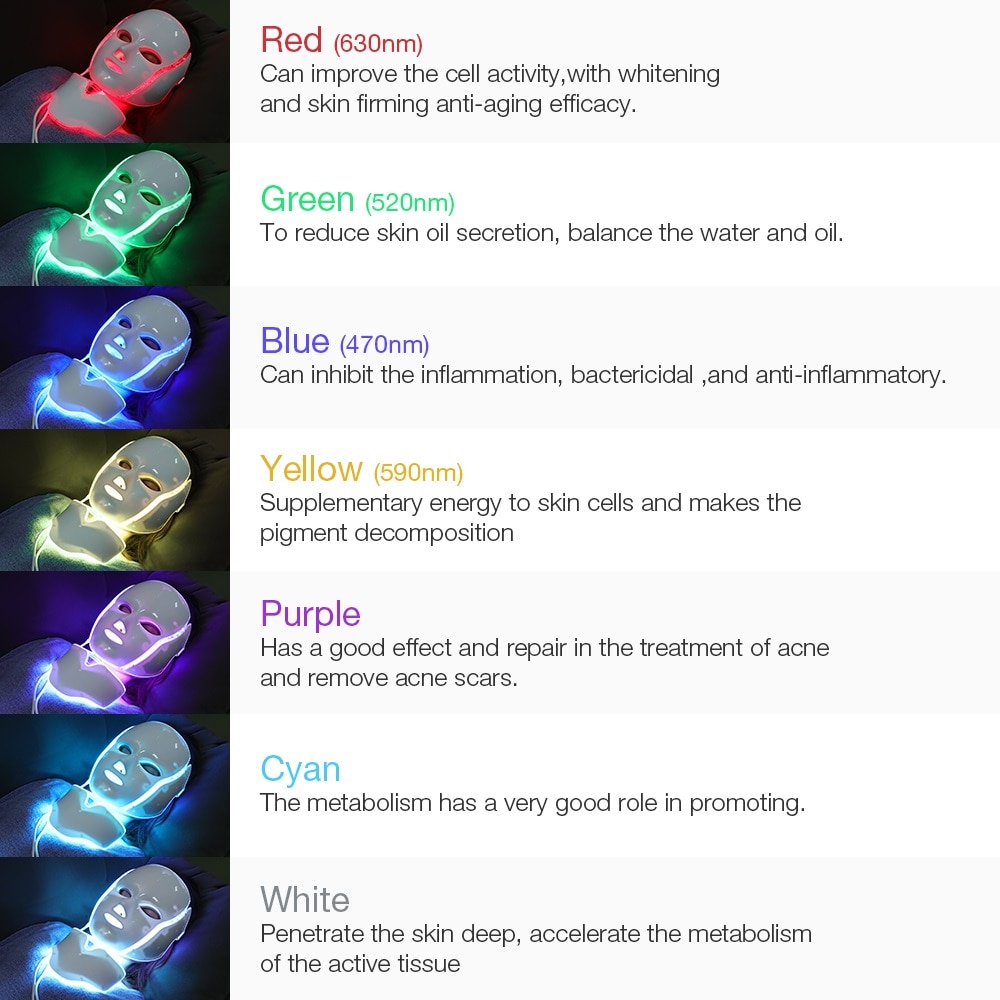 LED Light Therapy Mask Beautifying Tool LED Light Therapy Mask Beautifying Tool