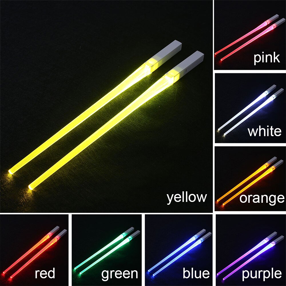 LED Light Up Chopsticks (2 pcs)