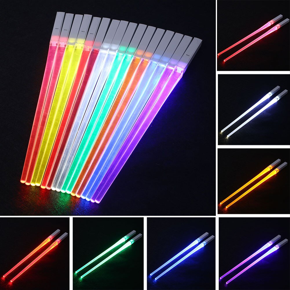 LED Light Up Chopsticks (2 pcs)