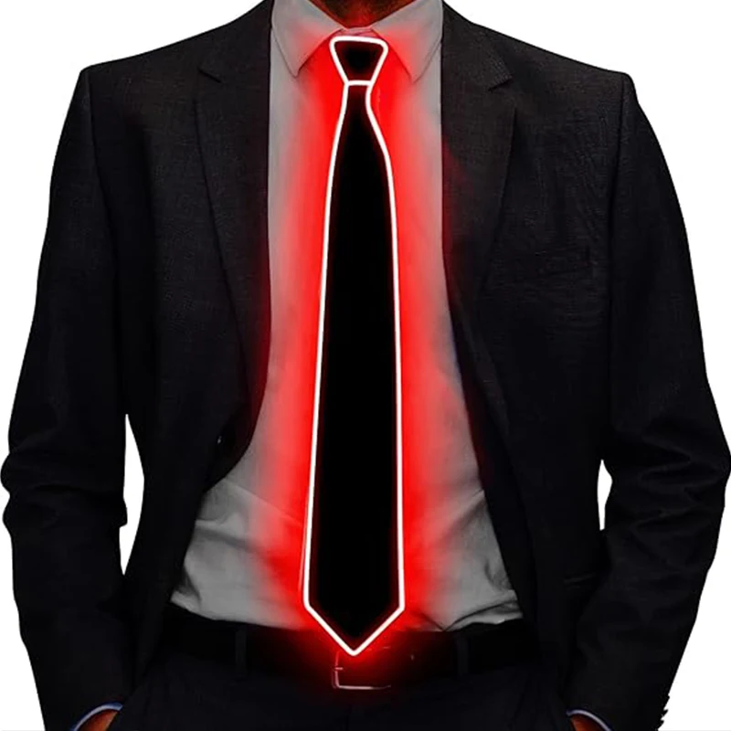 LED Light Up Neckties Luminous colorful Tie Adjustable Flashing LED Light Up Tie for Bar party Stage Show festival LED Light Up Neckties Luminous colorful Tie Adjustable Flashing LED Light Up Tie for Bar party Stage Show festival