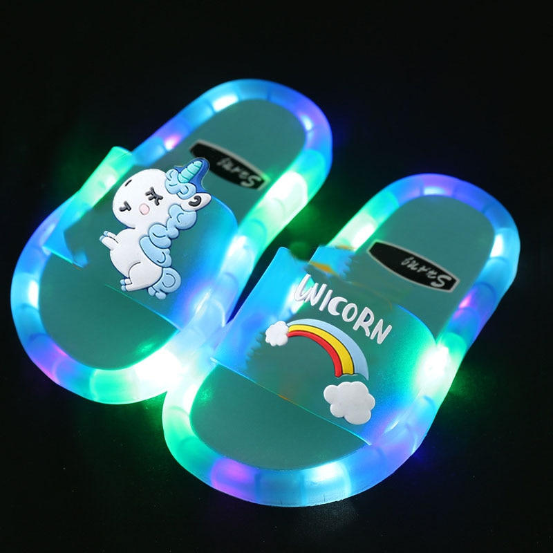 LED Light Up Unicorn Slippers