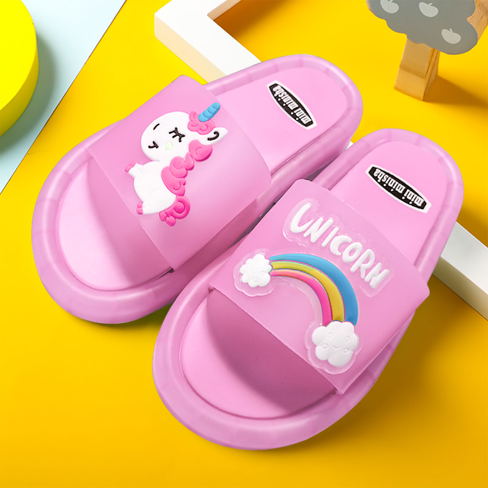 LED Light Up Unicorn Slippers