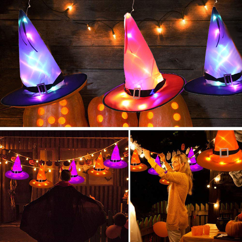 LED Light Up Witch Hat