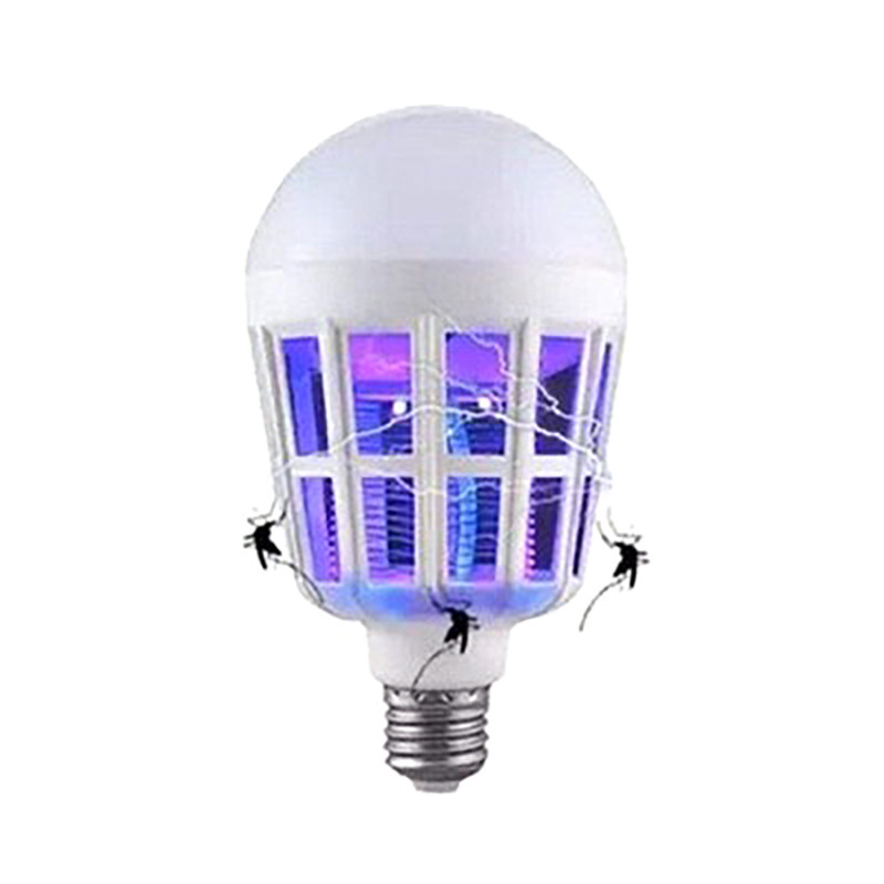 Led Mosquito Lamp Factory Indoor Mosquito Repellent Lighting Bulb Dual-Use E27 Screw B22 Farm Electric Shock Type