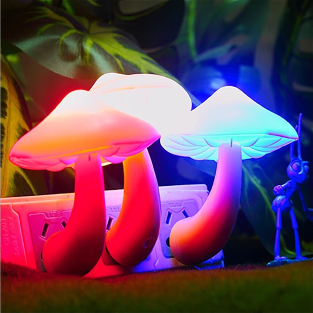 LED Mushroom Night Light Lamp