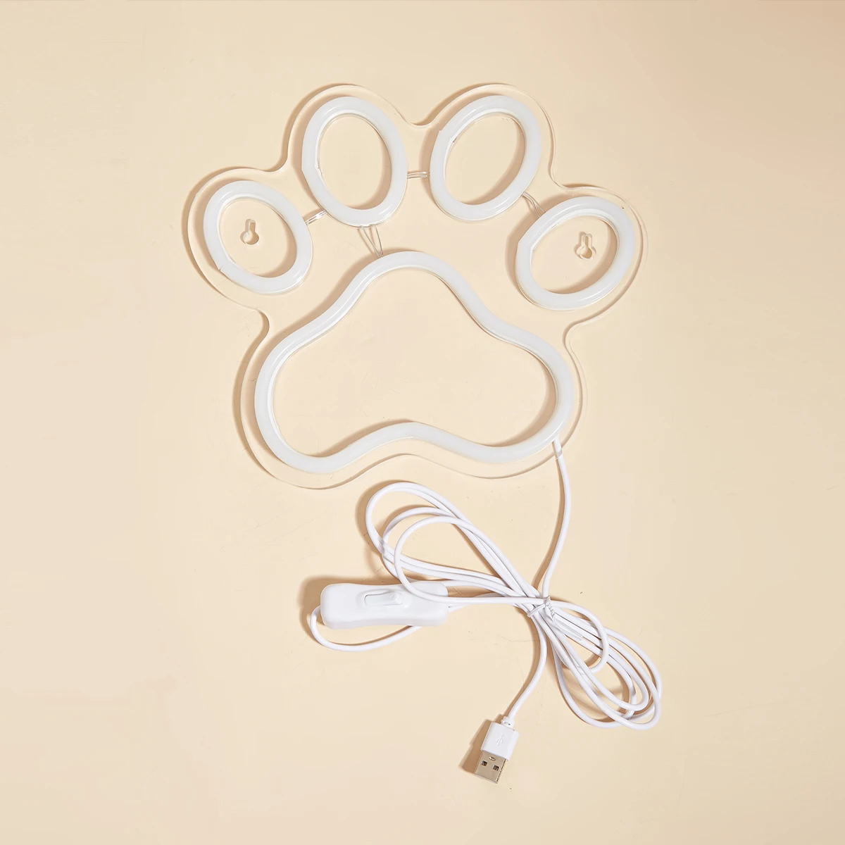 LED Neon Paw USB Powered Neon Signs Night Light 3D Wall Art & Game Room Bedroom Living Room Decor Lamp Signs LED Neon Paw USB Powered Neon Signs Night Light 3D Wall Art & Game Room Bedroom Living Room Decor Lamp Signs