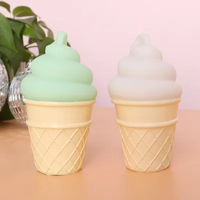 LED Night Light Ice Cream Decor