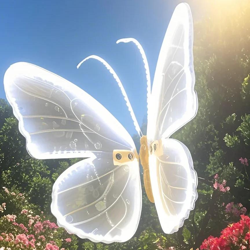LED Outdoor Simulation Dynamic Static Butterfly Lights Holiday Party Home Christmas Decorations LED Outdoor Simulation Dynamic Static Butterfly Lights Holiday Party Home Christmas Decorations