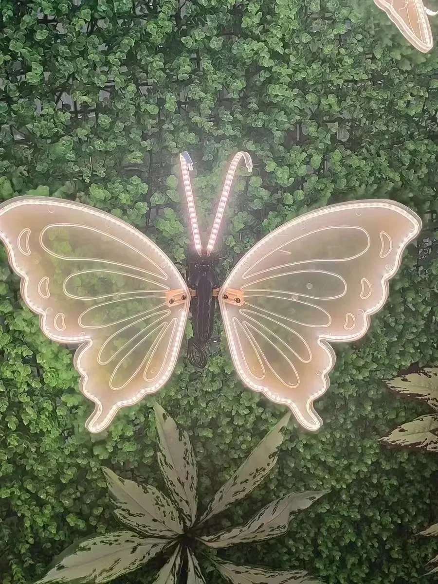 LED Outdoor Simulation Dynamic Static Butterfly Lights Holiday Party Home Christmas Decorations LED Outdoor Simulation Dynamic Static Butterfly Lights Holiday Party Home Christmas Decorations