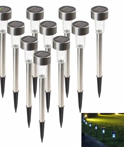 LED Outdoor Solar Light Decoration (Set of 10) LED Outdoor Solar Light Decoration (Set of 10)