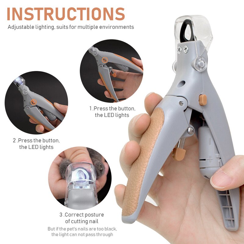 Led Pet Nail Clipper Special Nail Clipper Dog Cat Grooming Tools Scissors Nail Trimmer Pet Supplies Led Pet Nail Clipper Special Nail Clipper Dog Cat Grooming Tools Scissors Nail Trimmer Pet Supplies