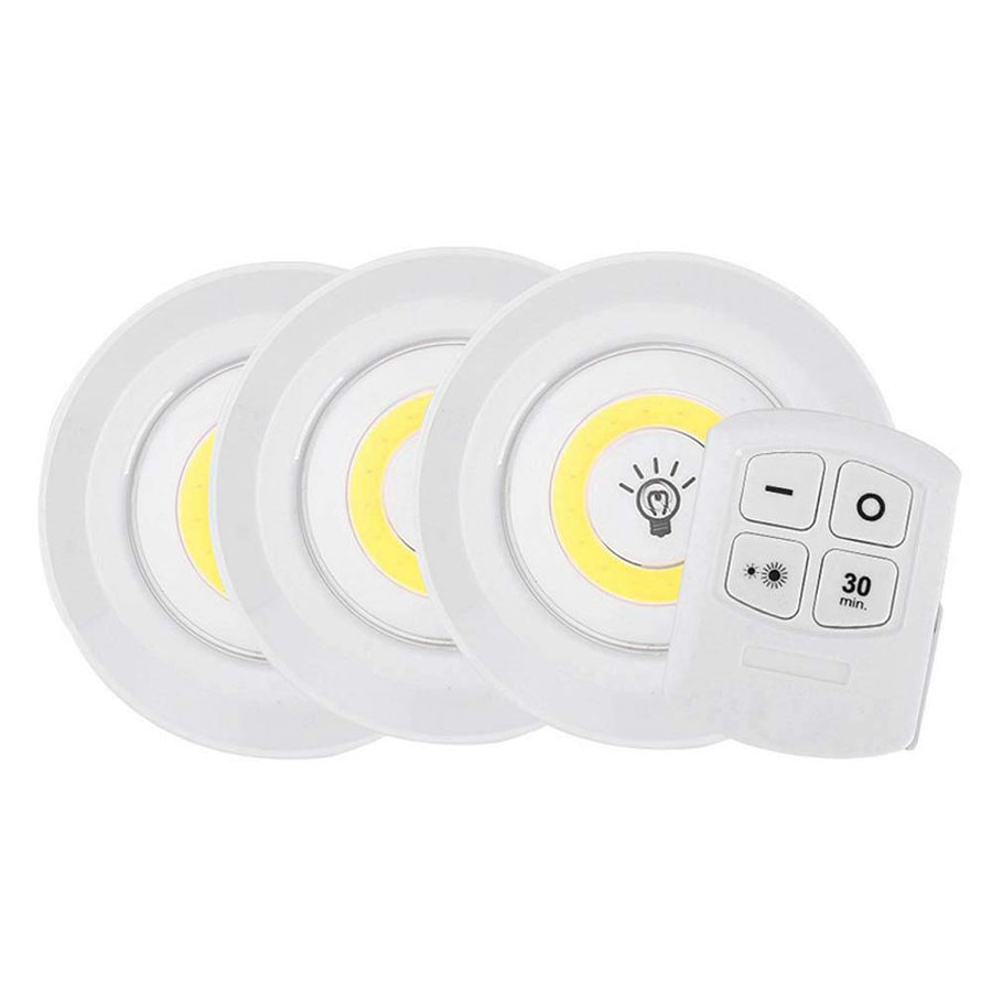 LED Puck Lights with Remote Control LED Puck Lights with Remote Control