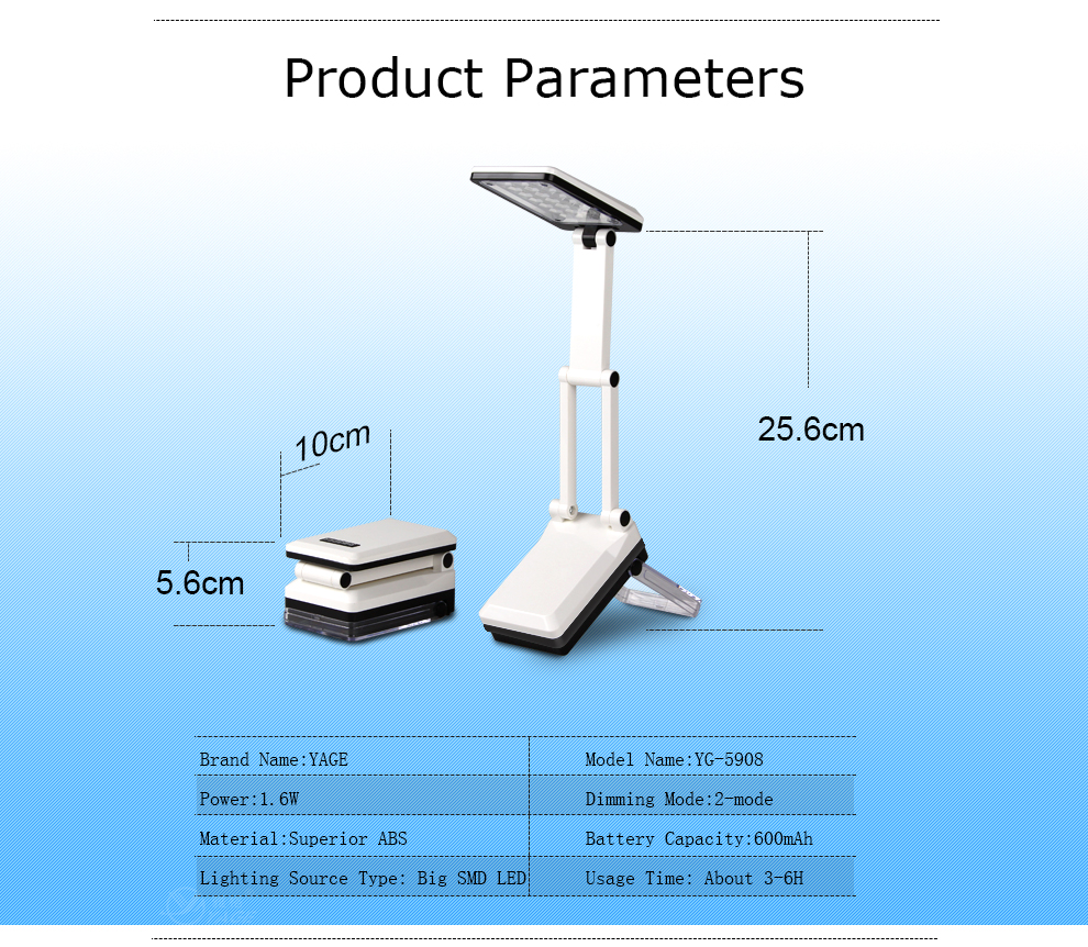 LED Reading Lamp Foldable Desk Light LED Reading Lamp Foldable Desk Light