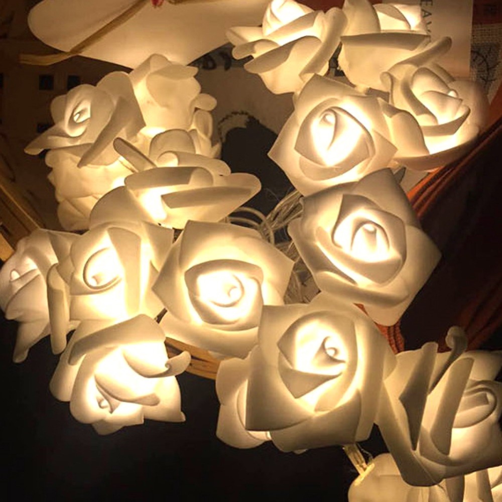 LED Rose String Lights (Set of 10)