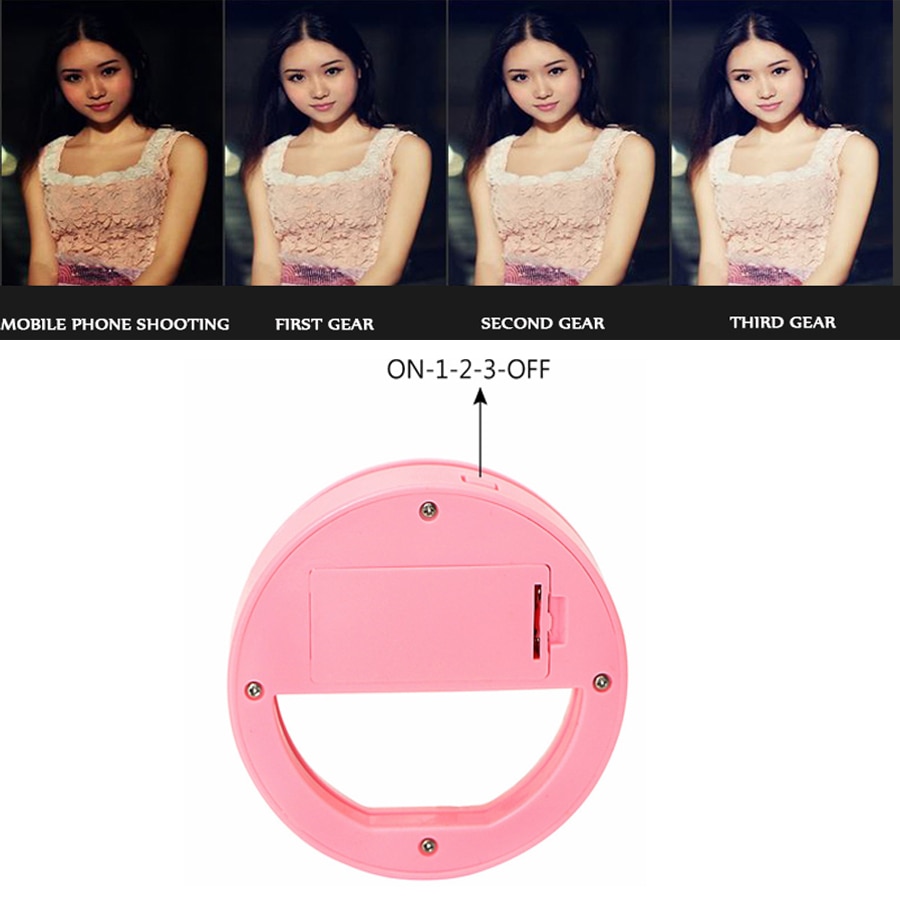 LED Selfie Ring Light Clip-on Lamp LED Selfie Ring Light Clip-on Lamp