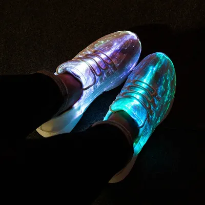 LED Shoes Fiber Optic Light Up Sneakers LED Shoes Fiber Optic Light Up Sneakers