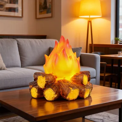LED Simulated Firewood Flame Lamp Christmas Halloween Outdoor Camping Decor Ornaments Artificial Campfire Lamp Living LED Simulated Firewood Flame Lamp Christmas Halloween Outdoor Camping Decor Ornaments Artificial Campfire Lamp Living