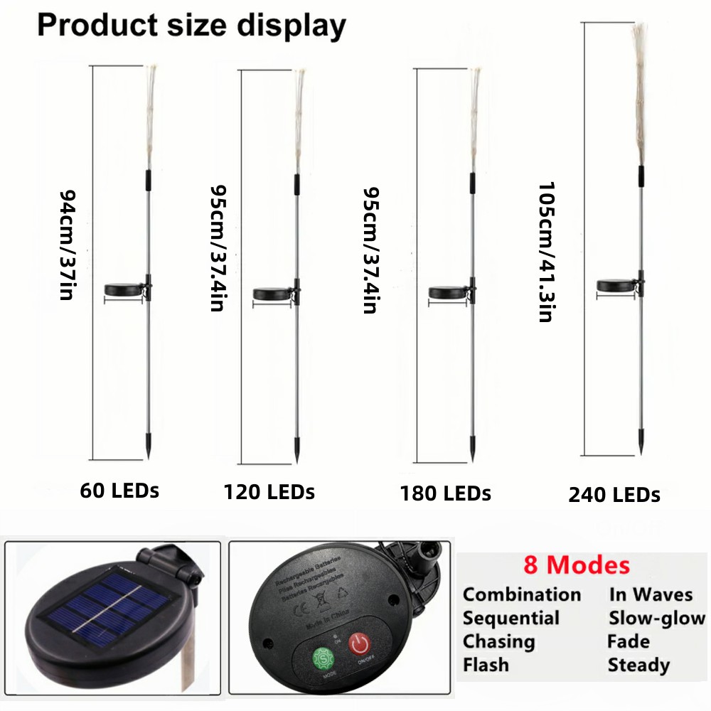LED Solar Firework Fairy Lights Outdoor Waterproof Lawn Pathway Garden Lights For Patio Yard Party Christmas Wedding LED Solar Firework Fairy Lights Outdoor Waterproof Lawn Pathway Garden Lights For Patio Yard Party Christmas Wedding