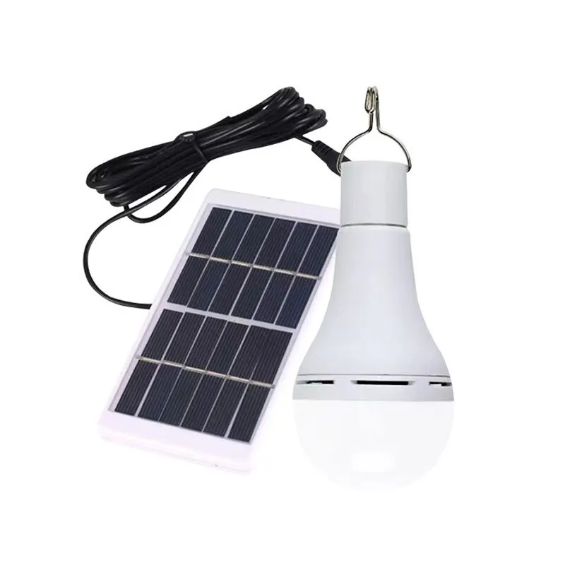 LED Solar Lamp Bulb Outdoor Waterproof Portable Solar Garden Hanging Light Hiking Fishing Emergency Lights LED Solar Lamp Bulb Outdoor Waterproof Portable Solar Garden Hanging Light Hiking Fishing Emergency Lights
