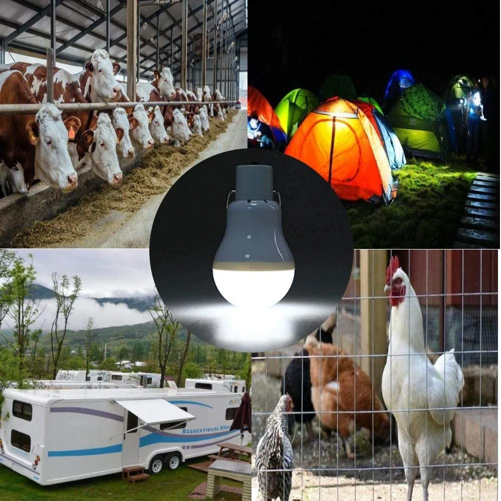 LED Solar Lamp Bulb Outdoor Waterproof Portable Solar Garden Hanging Light Hiking Fishing Emergency Lights LED Solar Lamp Bulb Outdoor Waterproof Portable Solar Garden Hanging Light Hiking Fishing Emergency Lights