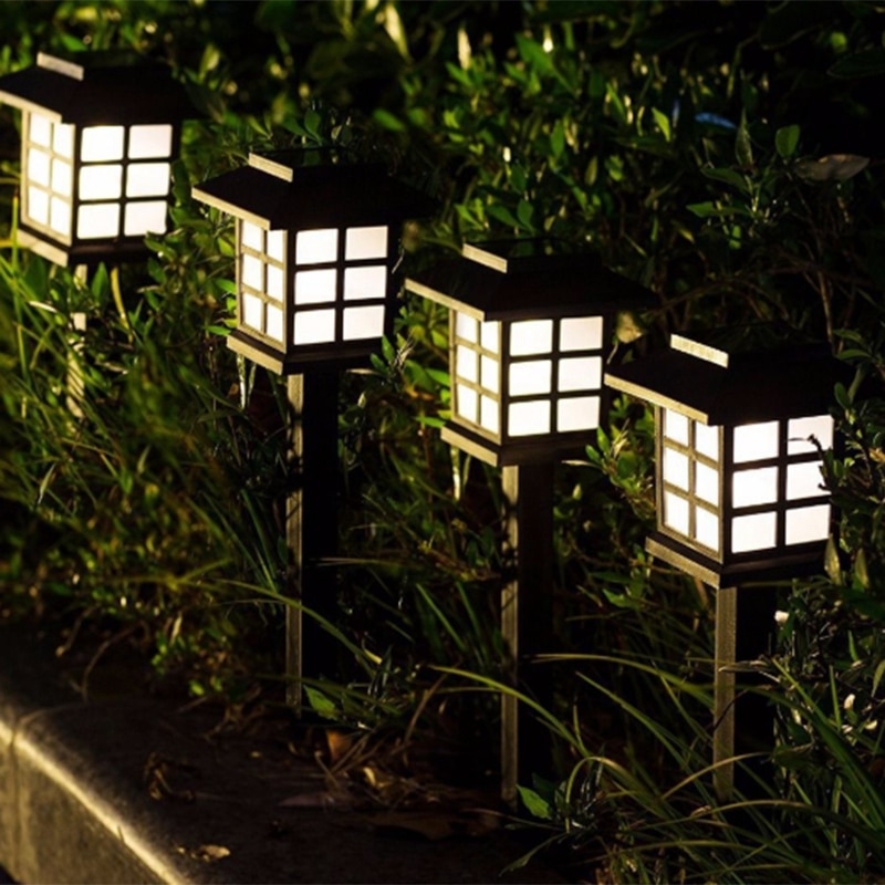LED Solar Pathway Lights Outdoor Lamp (4pcs) LED Solar Pathway Lights Outdoor Lamp (4pcs)