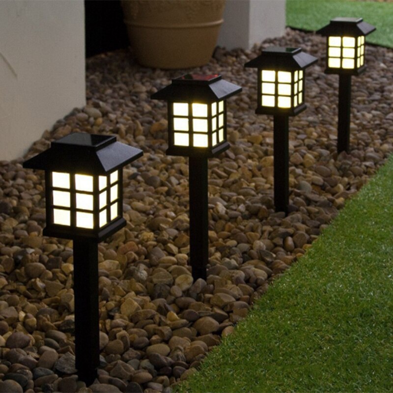 LED Solar Pathway Lights Outdoor Lamp (4pcs) LED Solar Pathway Lights Outdoor Lamp (4pcs)
