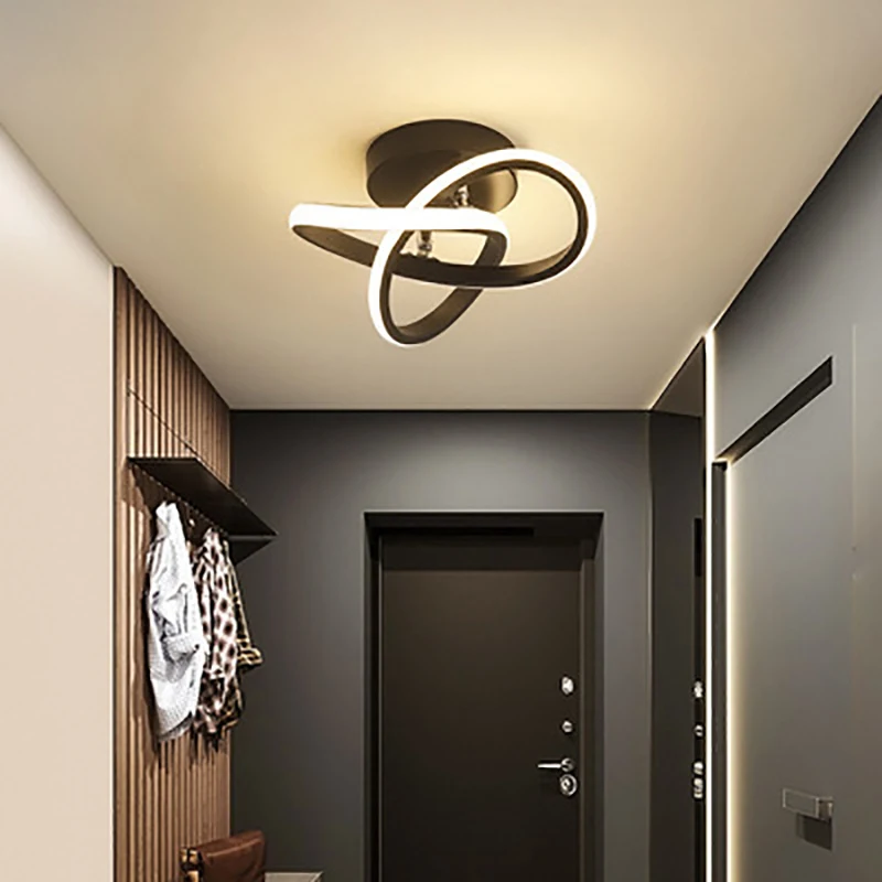 LED Strip Aisle Ceiling Lights Modern Minimalist Living Room Lamps For Balcony Entrance Staircase Home Decor Fixtures