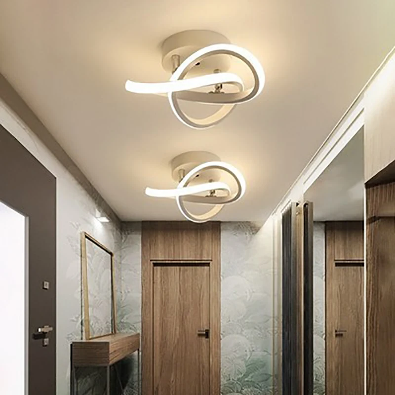LED Strip Aisle Ceiling Lights Modern Minimalist Living Room Lamps For Balcony Entrance Staircase Home Decor Fixtures