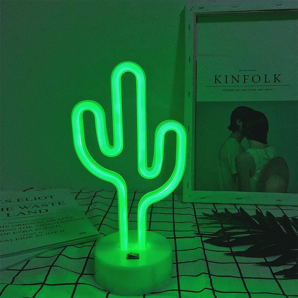 LED USB Cactus Neon Light