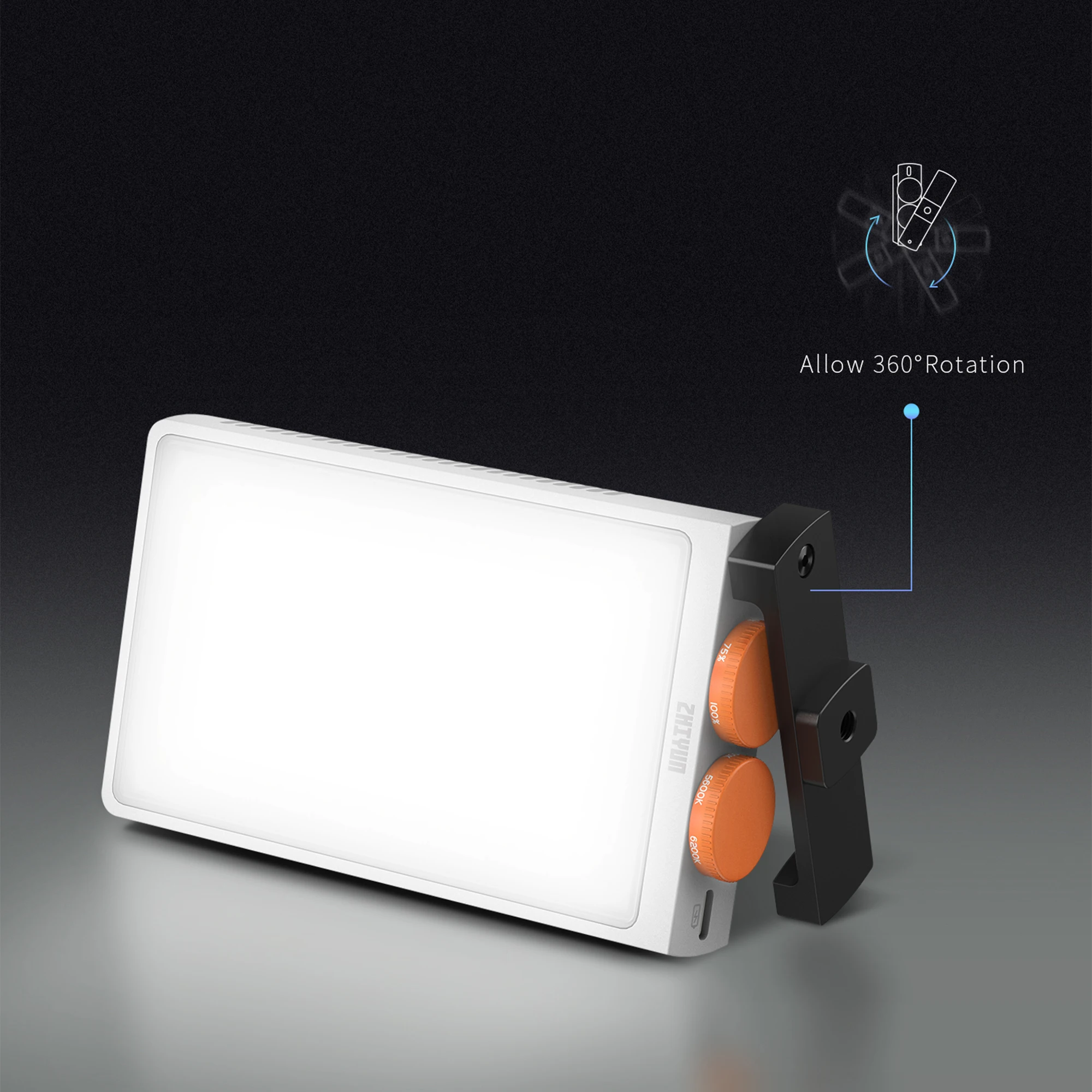 LED Video Light FIVERAY M40 40W Bi-Color Portable Light Panel for Photography Built-in Fans Support PD Fast Charge LED Video Light FIVERAY M40 40W Bi-Color Portable Light Panel for Photography Built-in Fans Support PD Fast Charge
