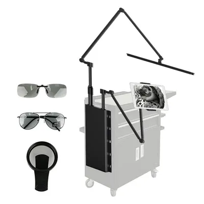 LED Wall Lights with Mobile Holder Adjustable Angle Led Wall lamp Remote Control Led room light Tattoo Equipment
