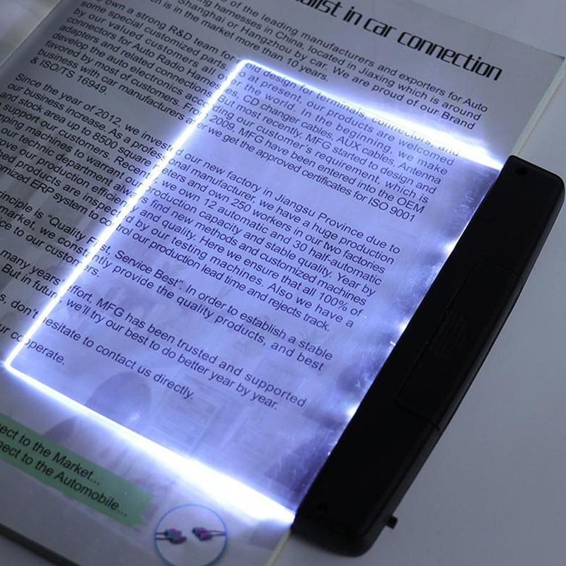 LED Wireless Book Lamp Dormitory Night Reading Eye Protection AAA Battery LED Creative 17cm Portable Table Lamp for