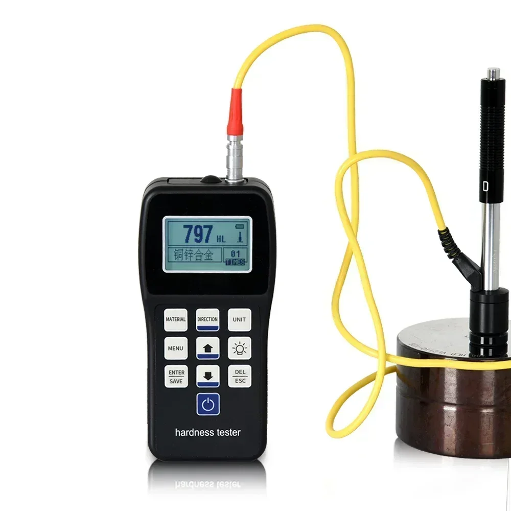 Leeb Hardness Tester Portable Rebound Meter Durometer HL、HB、HRB、HRC、HRA、HV、HS for Metal Steel Without Standard Block Leeb Hardness Tester Portable Rebound Meter Durometer HL、HB、HRB、HRC、HRA、HV、HS for Metal Steel Without Standard Block