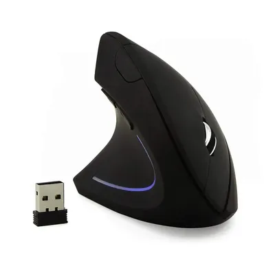 Left Hand Wireless Vertical Mouse Ergonomic Rechargeable 1600DPI Office Mause Mute Optical Mice with RGB For Laptop Left Hand Wireless Vertical Mouse Ergonomic Rechargeable 1600DPI Office Mause Mute Optical Mice with RGB For Laptop