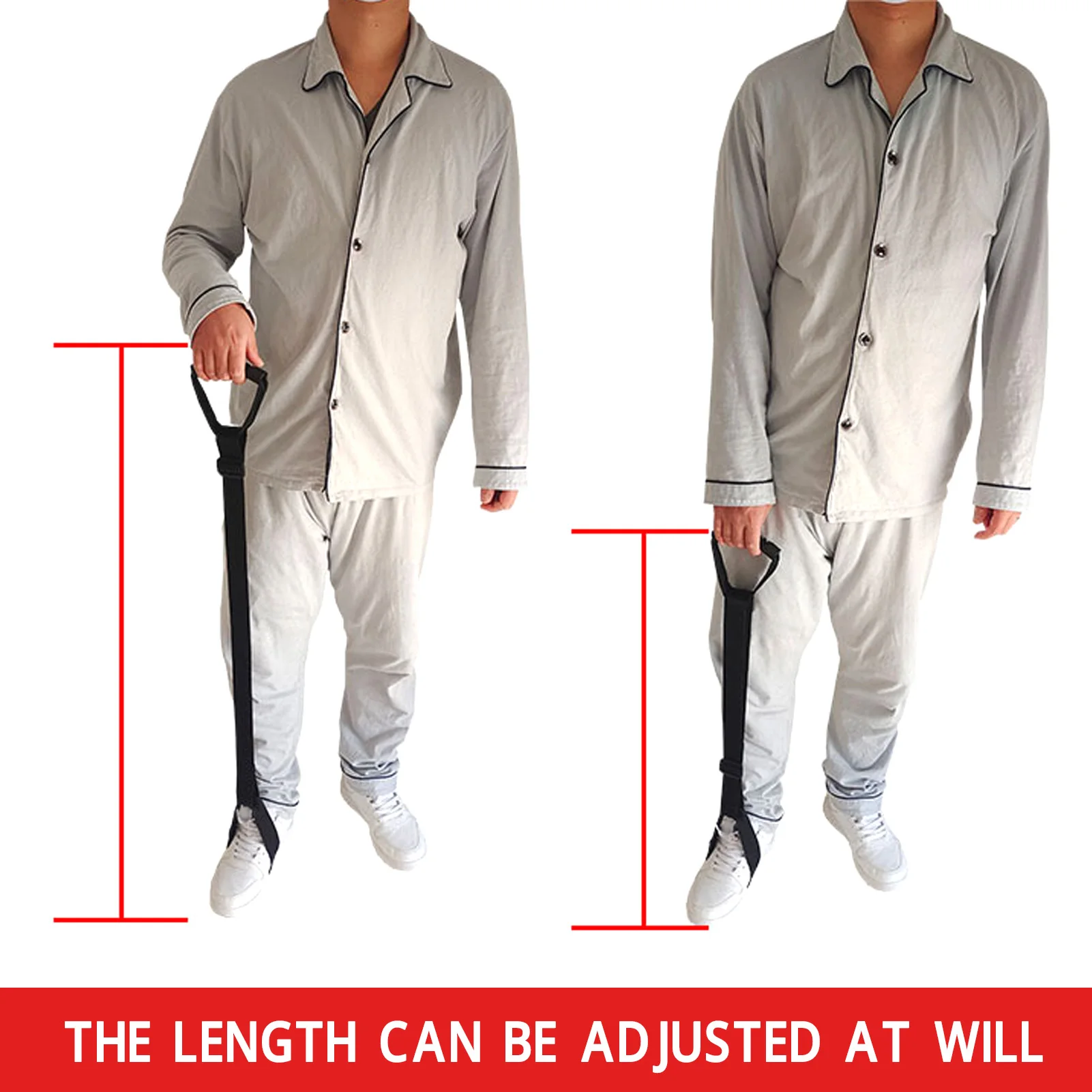 Leg Lifter Mobility Tool Leg Lifter Strap Safety Nylon Assistant Leg Lifter Mobility Aid For Elderly Disability