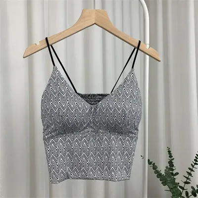 Leopard Print Seamless Crop Top Camisole for Women Ice Silk Vintage Y2k Tube Top Corset Sexy Coquette Push up Padded Bra Leopard Print Seamless Crop Top Camisole for Women Ice Silk Vintage Y2k Tube Top Corset Sexy Coquette Push up Padded Bra