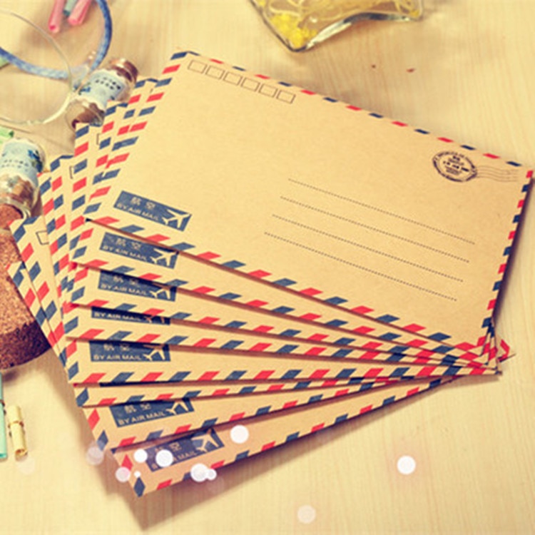 Letter Envelope Vintage Stationery Set (8 pcs)