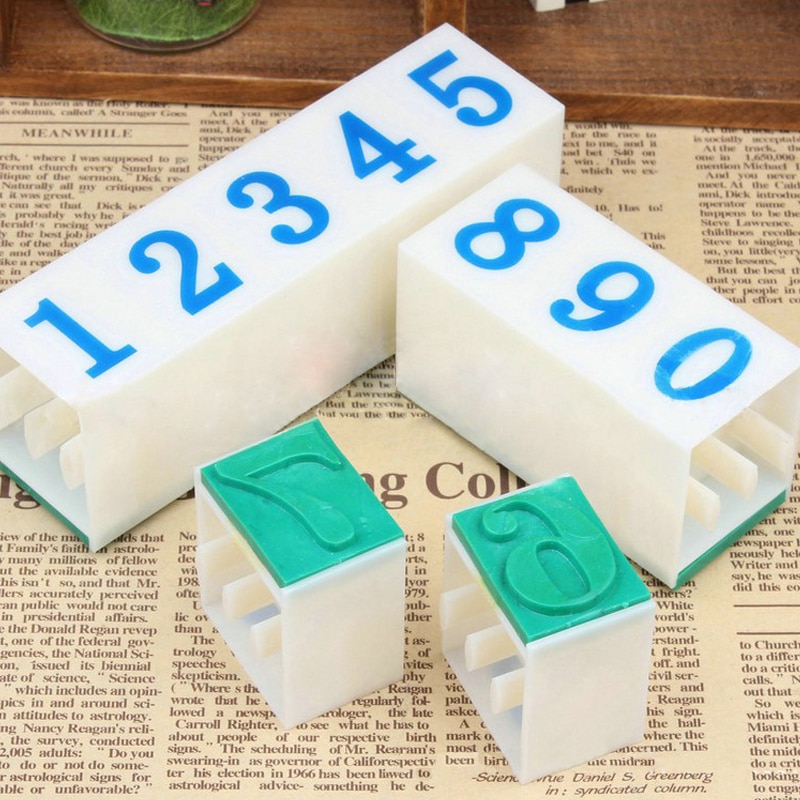 Letter Stamps DIY Ink Print