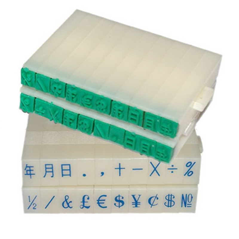 Letter Stamps DIY Ink Print