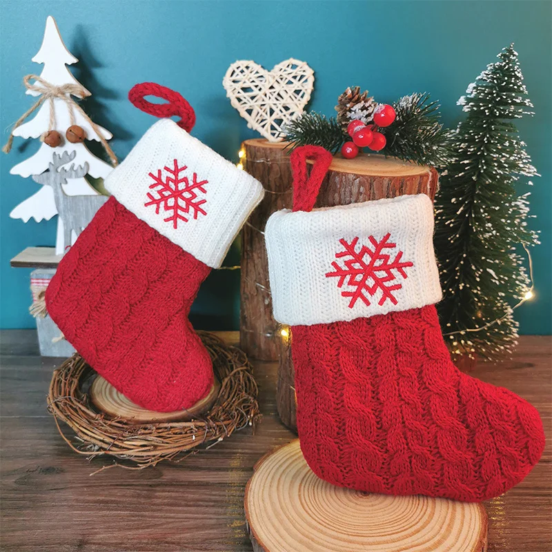 Letters Christmas Knitting Stocking Christmas Tree Pendant Decorations for Home Xmas Gift Snowflake Alphabet Christmas Letters Christmas Knitting Stocking Christmas Tree Pendant Decorations for Home Xmas Gift Snowflake Alphabet Christmas