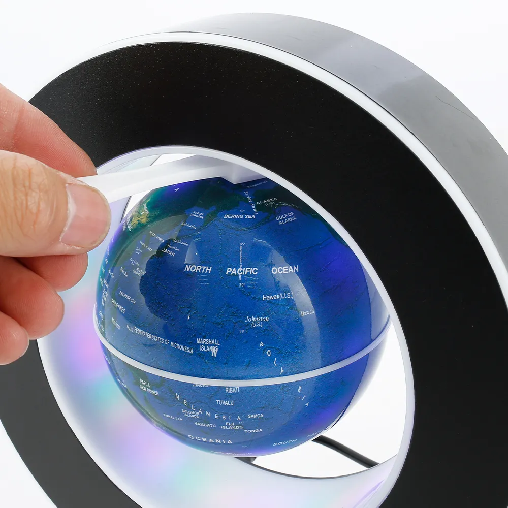 Levitating Lamp Magnetic Levitation Globe LED World Scenery Bedside Lamp Novelty Ball Light Home Decoration Learning