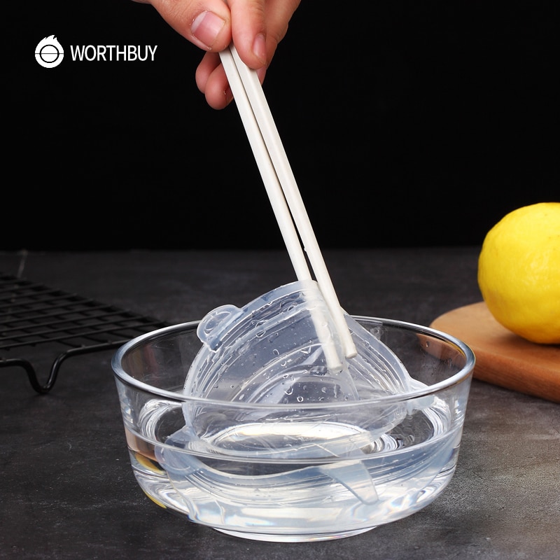 Lids Stretchable Silicone Food Cover (Set of 6) Lids Stretchable Silicone Food Cover (Set of 6)