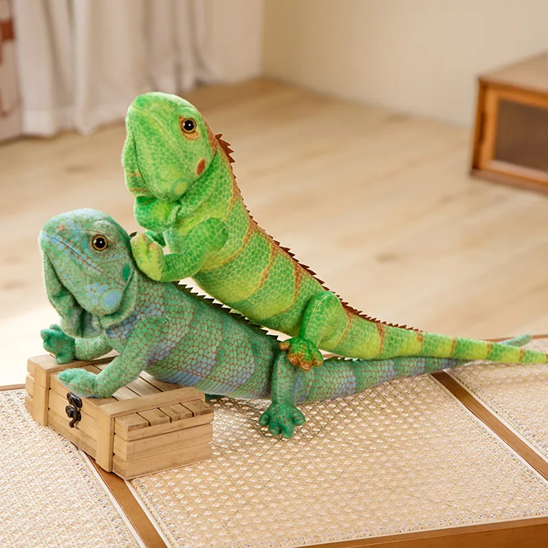 Lifelike Iguana Lizard Figurine Model Cute Reptile Lizard Plush Toys Simulation Animal Stuffed Doll Boys Gifts Lifelike Iguana Lizard Figurine Model Cute Reptile Lizard Plush Toys Simulation Animal Stuffed Doll Boys Gifts