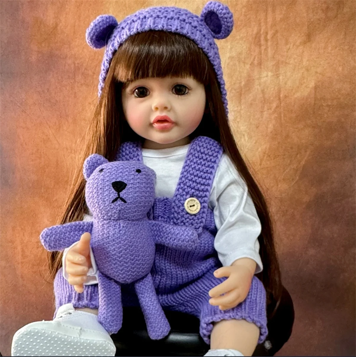 Lifelike Reborn Dolls Realistic Full Silicone Baby Bebe Vinyl 50CM Newborn Girl Doll Princess Toddler Toy Gift Lifelike Reborn Dolls Realistic Full Silicone Baby Bebe Vinyl 50CM Newborn Girl Doll Princess Toddler Toy Gift