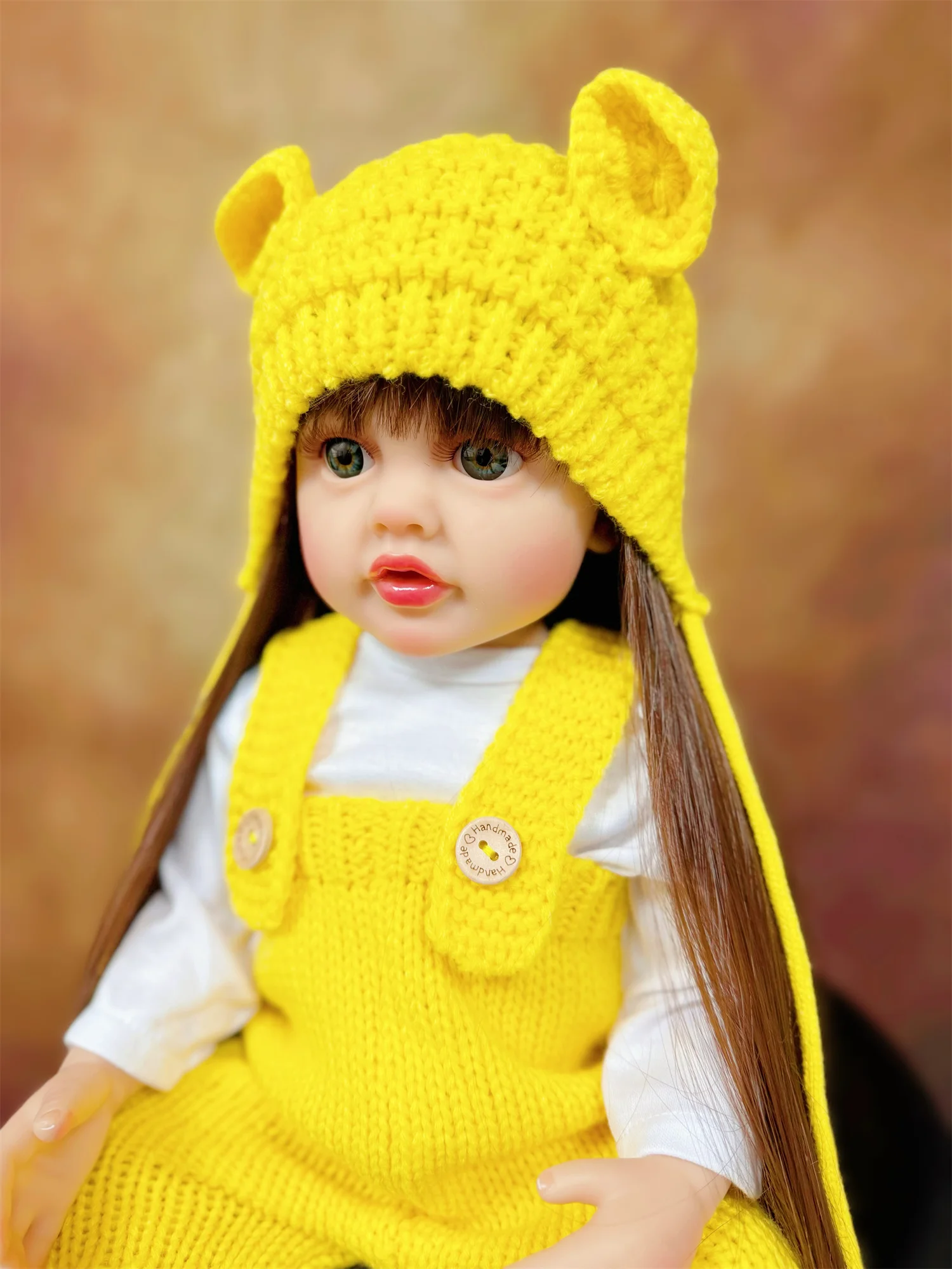 Lifelike Reborn Dolls Realistic Full Silicone Baby Bebe Vinyl 50CM Newborn Girl Doll Princess Toddler Toy Gift Lifelike Reborn Dolls Realistic Full Silicone Baby Bebe Vinyl 50CM Newborn Girl Doll Princess Toddler Toy Gift