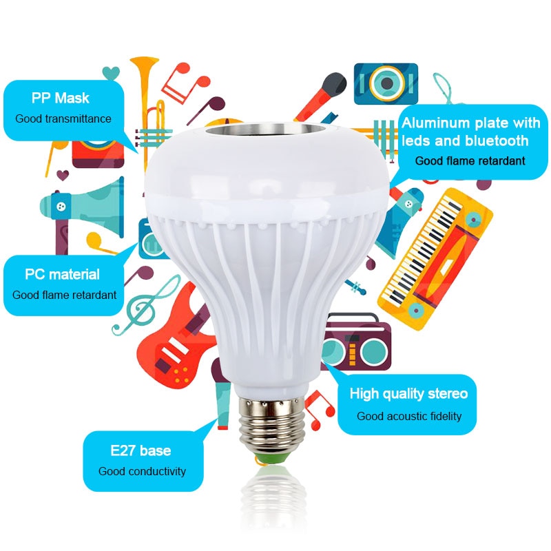 Light Bulb Speaker Bluetooth Light Light Bulb Speaker Bluetooth Light