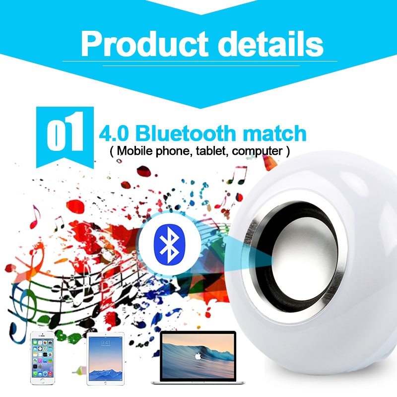 Light Bulb Speaker Bluetooth Light Light Bulb Speaker Bluetooth Light