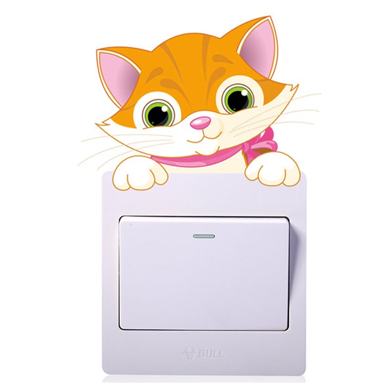 Light Switch Decal Cute Animal Sticker