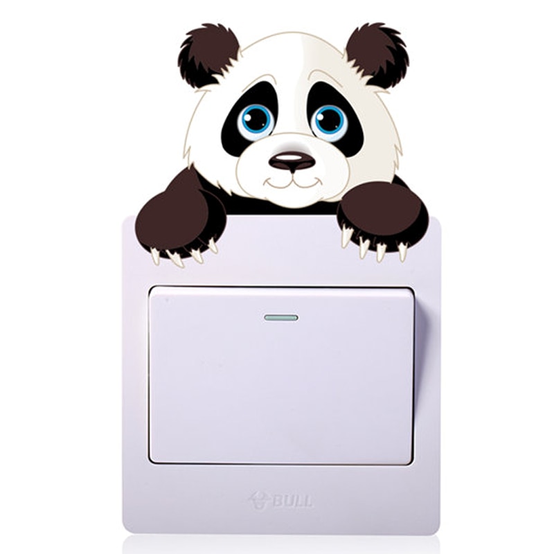 Light Switch Decal Cute Animal Sticker