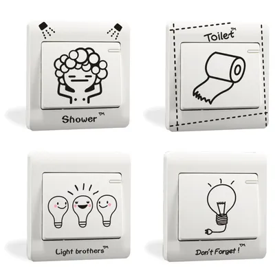 Light Switch Sticker Self-Adhesive Decal